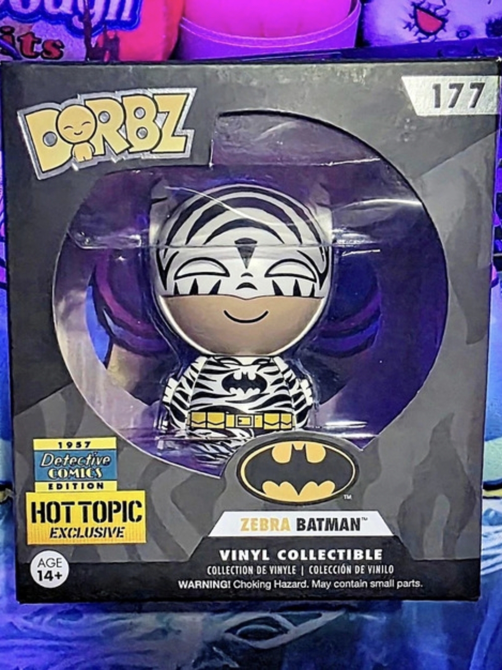 Funko Dorbz DC Comics Zebra Batman #177 Hot Topic Exclusive